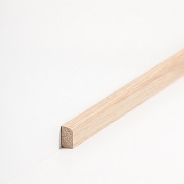 Sdbrock Sockelleisten Vorsatz Eiche lackiert Massivholz Vorsatzleisten,  Diverse Holzarten sbs8221