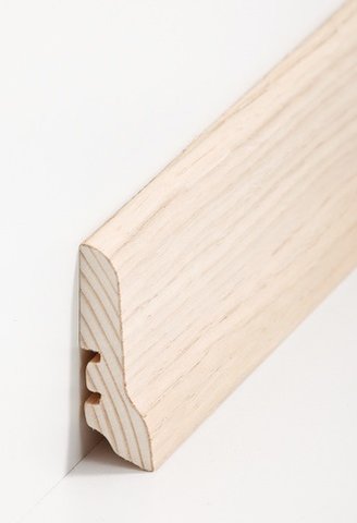 Sdbrock Sockelleisten Holzkern Mahagoni lackiert Holz-Fussleiste, Holzkern mit Echtholz furniert sbs22611