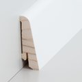 sbs20.58.31 S�dbrock Sockelleisten Holzkern deckend wei�...