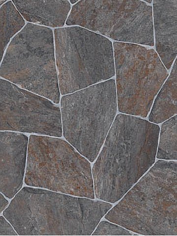 Muster: m-wmstg595 Profilor Messe Stone Grip CV-Belag PVC-Boden rutschhemmend R10  Bruchstein grau