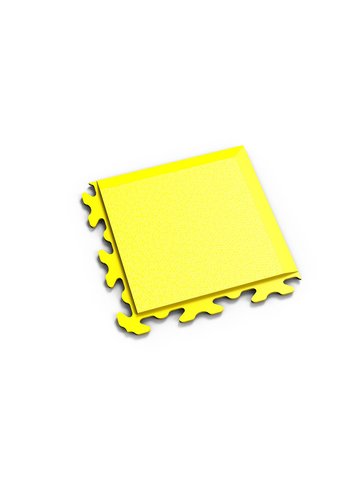 Muster: m-w2037-12 Profilor Ecke , verdeckt Invisible Variante B oben rechts, passend zu Profilor PVC Klick-Fliesen Invisible Yellow