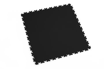 Profilor Industrie PVC Klick-Fliesen Black Leder/glatt,...