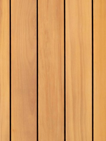Muster: m-wPRO73001-2-3 Profilor Terrassendielen Holz Exoten Garapa Prime roh-natur, glatt/glatt 21 x 145 mm x diverse Lngen Beige