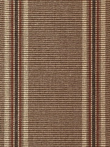 wMel390-12-k mellau Teppichlufer Sisal Boucle Streif mit...