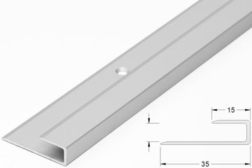 w1111736 ROLL Profile Alu silber matt gebohrt...